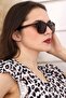 Tamela Unisex Brown Sunglasses - 3