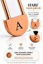 Men's Pure Copper Bracelet with Brown Leather and Patterned Adjustable Magnet Model for Men and Women Copper - 2