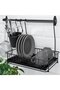 HULTARP Dish drainer, black - 2