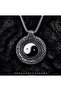 Stainless Steel Balance Tai Chi Ying Yang Necklace - 2