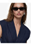 Linen Look Sleeveless Blazer Vest with Tie Detail and Pockets - 4