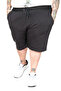 Mode XL Large Size Men's Capri Side Pocket Muline 20501 Black - 6