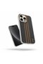 Apple iPhone 15 Pro Compatible Case Goldrix Carbon Fiber M-Safe Case Gray - 2