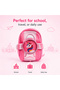 - Aeroplane Style Unicorn Printed Backpack - Pink - 16.5-Inch - 3