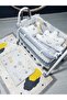 45x85 Sleeping Set Mother's Side Basket For Crib *crib Not Included - Bottom Opening Cushion Gift* - 5