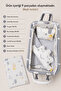 45x85 Sleeping Set Mother's Side Basket For Crib *crib Not Included - Bottom Opening Cushion Gift*
