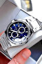 Exclusive Original Men's Wristwatch Waterproof Silver Color Steel Band Dke2006C4 - 5