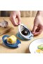 2-Pack Egg Cutter with Stainless Steel Blade, Fruit Slicer for Salad, Kitchen Gadget