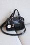 Women's Knitted Detailed Shoulder Bag with Front Pocket and Zipper, Stylish Daily Handbag, Width 20, Length 15 - 3