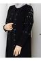 Plus Size Full Length Mother's Dress with Cape - 3