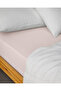 Novella Premium Cotton Textured Double Elastic Bed Sheet 160X200 cm Powder Pink - 4