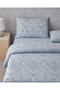 Boho Chic Cotton Double Bed Sheet Duvet Cover Set 200X220 cm Blue - 2