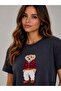 Women's Teddy Bear Printed T-Shirt - 4