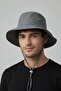 Drawstring Fisherman Hat Summer Sun Protection Travel Gift |   Gray Unisex Foldable Side Bags - 5