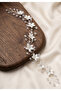 Custom Design Handmade Crystal Beaded Floral Bridal Crown, Engagement Crown, Maternity and Graduation Hair Accessory - 4