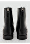 Zippered Leather Ankle Boots - 6