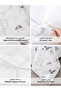 4-Pcs Printed Duvet Cover Set Queen Size 200x230cm, Brushed Microfiber Fabric (Without Filler) - 5