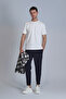 Casa Men's Basic T-Shirt Off White - 5