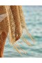 Lace Openwork Fringed Beach Pareo - Mini Beach Dress - 3