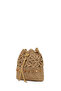 Women's Beige Long Strap Drawstring Straw Handbag 26Sbd2755M7 - 8