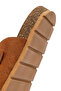 Women's Tan Tasseled Suede Leather Slippers 26Pfd220410 - 8