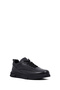 Men's Black Lace-Up Genuine Leather Casual Sneaker, Winter Sports Shoes 25Wfd650118 - 6