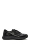 Men's Black Lace-Up Leather Casual Shoes 25Sfd 694718