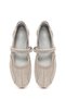 Women's Beige Strappy Suede Shoes, Leather Ballerinas 26Pfd370410 - 4