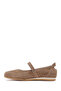 Women's Mink Banded Suede Shoes, Leather Ballerinas 26Pfd370410 - 4