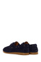 Men's Navy Blue Lace-Up Suede Leather Casual Shoes 26Sfd612610 - 6