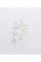 Flower Beads Set 45 Pcs Pearlescent Beads Jewelry Bag Accessory Charm Keychain Armcuff Bead - 3