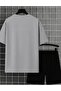 Men's Bottom Top Set T-Shirt Shorts Dk Printed - 2