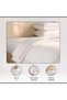 Urban Studio Barata Embroidered 3-piece Queen Duvet Cover Set 200x200cm - Grey - 5
