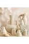 Martina Ceramic Vase 7x11.5cm- White - 3