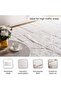 Norman Modern Tufted Velvet Touch Rug 160x230cm - Ivory - 5