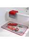 Cars Lightning Mcqueen Printed Bathmat - Multi
