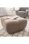 Macrame Ottoman - Beige
