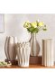 Talia Polyresin Decor Vase 19.5x19.5x32cm - Beige - 4