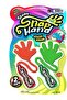 Jaru 2 Pack Super Flexible Fun Sticky Hand Snap Hand Hand - (Orange - Green) - 2