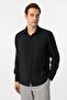 Angular Cuff Slim Plain Shirt - 2