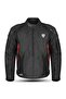 Motorcycle Jacket Full Protection Titanium 4 Seasons Maxdura Model Jacket Red - 2