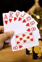 Gold Jumbo Plastic Waterproof Jumbo Blackjack Playing Card Game Paper Cin885Sr - 5