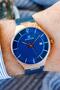 Men's Navy Blue Calendar Wristwatch for Classic and Stylish Wear 761150 - 3
