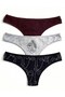 Women's Panties 3-Pack with Face Detail (96% Cotton - 4% Elastane)