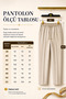 Double Face Fabric Elastic Waist Women's Jogger Pants Ecru - Tok Fabric - 6