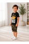 Boy's Military Camouflage Capris Set (necklace included) - 3