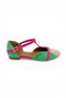 Skin/Fuchsia/Green Women's Ballerinas B726881802 - 4