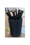 Modern Ribbed Pen Holder – Minimalist Striped Desktop Pen Organizer - 2