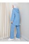 Women's Double Casual Jeans Set with Pockets and Trousers - 5