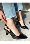 Women's Ovis Pointed Heeled Shoes - black-patent leather - 2